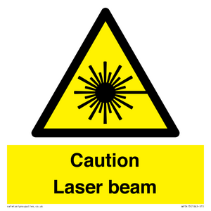 Caution Laser beam